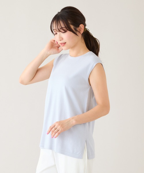 Rose Tiara（ローズティアラ）の「【Set】アンサンブルニット（アンサンブル・レディース・ブラック/ライトブルー/ピンク・38/42/46）」の21枚目の写真