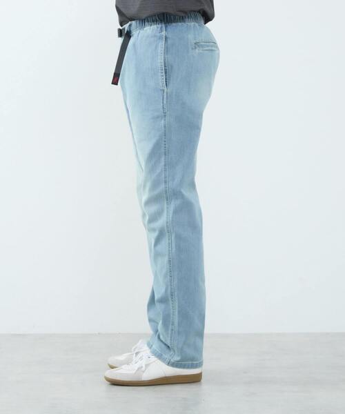 MEN'S MELROSE（メンズメルローズ）の「【Gramicci/グラミチ】ストレッチデニムNNパンツクロップド | GMP6-SJP010（デニムパンツ・メンズ・インディゴブルー/ブルー・4/5/3）」の4枚目の写真