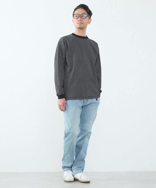 MEN'S MELROSE（メンズメルローズ）の「【Gramicci/グラミチ】ストレッチデニムNNパンツクロップド | GMP6-SJP010（デニムパンツ・メンズ・インディゴブルー/ブルー・4/5/3）」の17枚目の写真