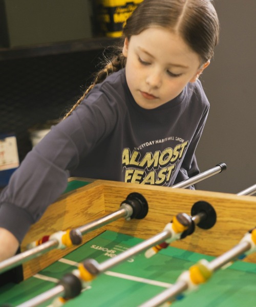 GLOBAL WORK（グローバルワーク）の「ヘビロッTEEバルーン長袖/638307（Tシャツ/カットソー・キッズ・ライトグレー/ダークグレー・160cm/150cm/130cm/140cm）」の17枚目の写真