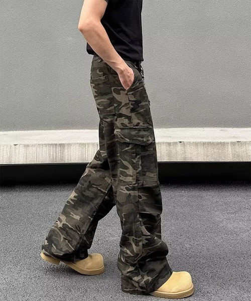 WESTBOY(ウエストボーイ)の「カモフラージュ ワイドシルエット ミリタリーカーゴパンツ WO26S4PT25(カーゴパンツ・メンズ・カモフラージュ・M/L)」の8枚目の写真