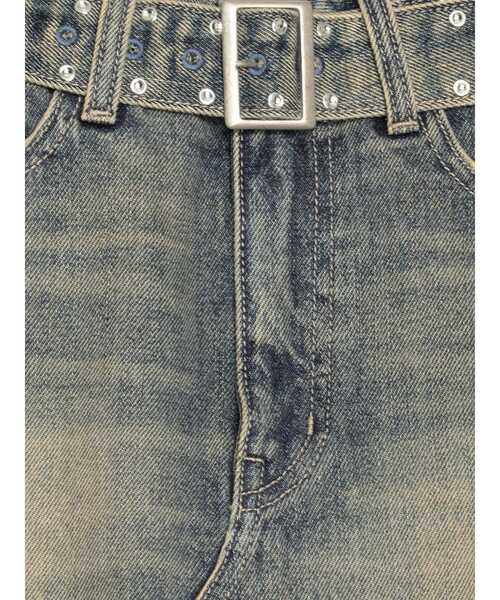 GYDA(ジェイダ)の「【WEB限定】【TINY低身長さん向け】レッグウォーマー付きミニスカートライクショートパンツ(デニムスカート・レディース・その他1/ライトブルー/ブラック・MEDIUM/SMALL)」の18枚目の写真