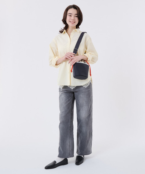 LeSportsac（レスポートサック）の「SM DRAWSTRING BUCKET ディープシーベージュ/マンダリンコード（ショルダーバッグ・レディース・ブルー・FREE）」の8枚目の写真