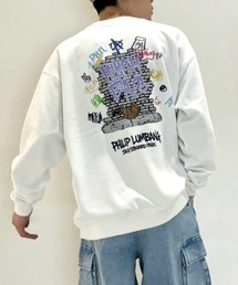 Other(ソノタ)「Philip Lumbang」プリントスウェットプルオーバー