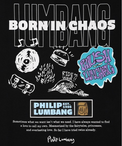 Right-on(ライトオン)の「【Philip Lumbang】バックプリント スウェットプルオーバー (LAストリート / グラフィティアート / ユニセックス)(スウェット・メンズ・ホワイト/グレー/ブラック・L/XL/M)」の13枚目の写真