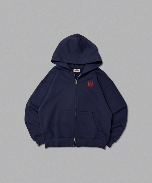 centimeter（センチメーター）の「Boxy ruler assorted zip hoodie（パーカー・メンズ・サックスブルー/スミクロ/イエロー/ネイビー/ボルドー・MEDIUM/LARGE）」の3枚目の写真
