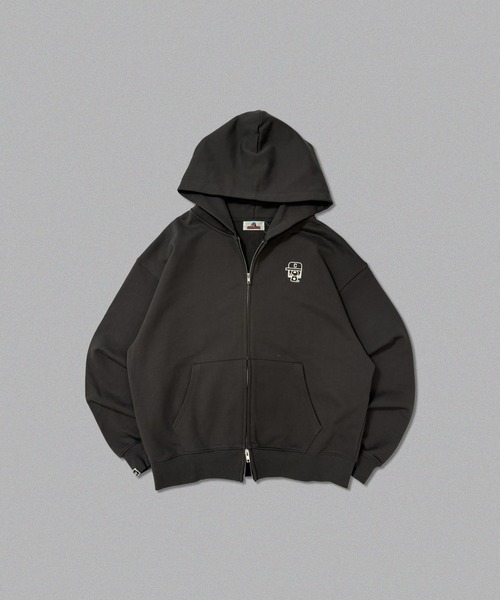 centimeter（センチメーター）の「Boxy ruler assorted zip hoodie（パーカー・メンズ・サックスブルー/スミクロ/イエロー/ネイビー/ボルドー・MEDIUM/LARGE）」の2枚目の写真