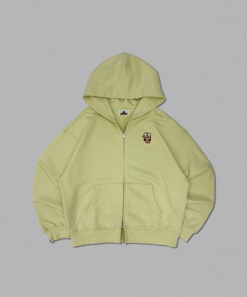 centimeter（センチメーター）の「Boxy ruler assorted zip hoodie（パーカー・メンズ・サックスブルー/スミクロ/イエロー/ネイビー/ボルドー・MEDIUM/LARGE）」の4枚目の写真