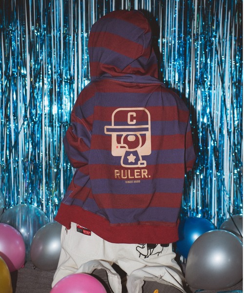 centimeter（センチメーター）の「Boxy ruler assorted zip hoodie（パーカー・メンズ・サックスブルー/スミクロ/イエロー/ネイビー/ボルドー・MEDIUM/LARGE）」の22枚目の写真