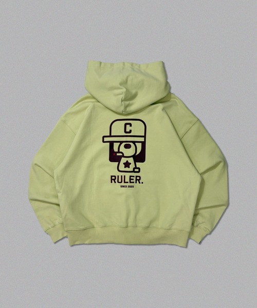 centimeter（センチメーター）の「Boxy ruler assorted zip hoodie（パーカー・メンズ・サックスブルー/スミクロ/イエロー/ネイビー/ボルドー・MEDIUM/LARGE）」の14枚目の写真