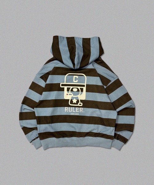 centimeter（センチメーター）の「Boxy ruler assorted zip hoodie（パーカー・メンズ・サックスブルー/スミクロ/イエロー/ネイビー/ボルドー・MEDIUM/LARGE）」の15枚目の写真