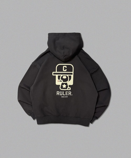 centimeter（センチメーター）の「Boxy ruler assorted zip hoodie（パーカー・メンズ・サックスブルー/スミクロ/イエロー/ネイビー/ボルドー・MEDIUM/LARGE）」の13枚目の写真