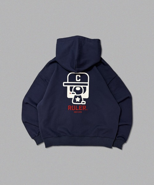 centimeter（センチメーター）の「Boxy ruler assorted zip hoodie（パーカー・メンズ・サックスブルー/スミクロ/イエロー/ネイビー/ボルドー・MEDIUM/LARGE）」の12枚目の写真