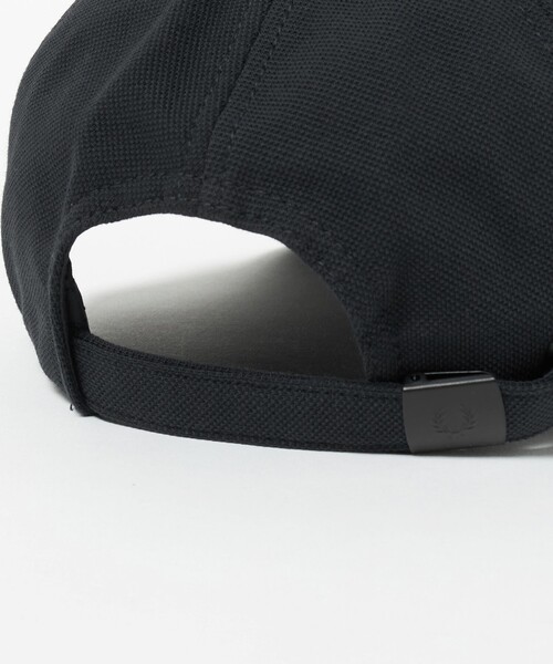 FRED PERRY（フレッドペリー）の「＜FRED PERRY＞ピケ ロゴ キャップ（キャップ・メンズ・ネイビー/ブラック/オフホワイト・FREE）」の9枚目の写真