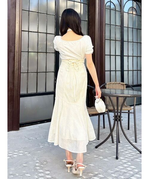 dazzlin(ダズリン)の「カーヴィーラインマーメイドスカート(スカート・レディース・アイボリー/オフホワイト/ブラック/その他1・MEDIUM/SMALL)」の12枚目の写真