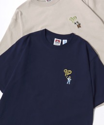 BEN DAVIS（ベンデイビス）の「BEN DAVIS/ベンデイビス GORILLA EMB COOL TEE/オーバーサイズ 接触冷感 ハート ロゴ ワンポイント刺繍 半袖Tシャツ/レディース メンズ（Tシャツ/カットソー）」