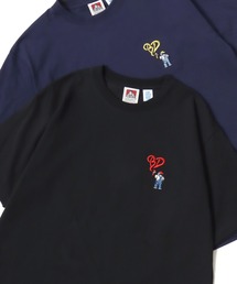 BEN DAVIS（ベンデイビス）の「BEN DAVIS/ベンデイビス GORILLA EMB COOL TEE/オーバーサイズ 接触冷感 ハート ロゴ ワンポイント刺繍 半袖Tシャツ/レディース メンズ（Tシャツ/カットソー）」