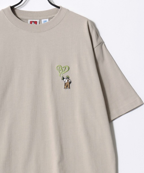 BEN DAVIS(ベンデイビス)の「BEN DAVIS/ベンデイビス GORILLA EMB COOL TEE/オーバーサイズ 接触冷感 ハート ロゴ ワンポイント刺繍 半袖Tシャツ/レディース メンズ(Tシャツ/カットソー・メンズ・ネイビー/ブラック/ベージュ/ホワイト・M/L/XL)」の18枚目の写真