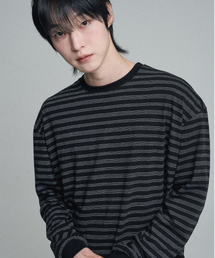 MOOVN（ムブン）の「エッセンシャルストライプロングスリーブTシャツブラック（Tシャツ/カットソー）」