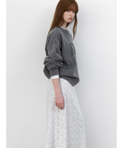 ATELIER NAIN(アトリエナイン)の「FLORA LACE SEMI A SKIRT (SK-5091)(スカート・レディース・ホワイト/ブラック・SMALL/MEDIUM)」の4枚目の写真