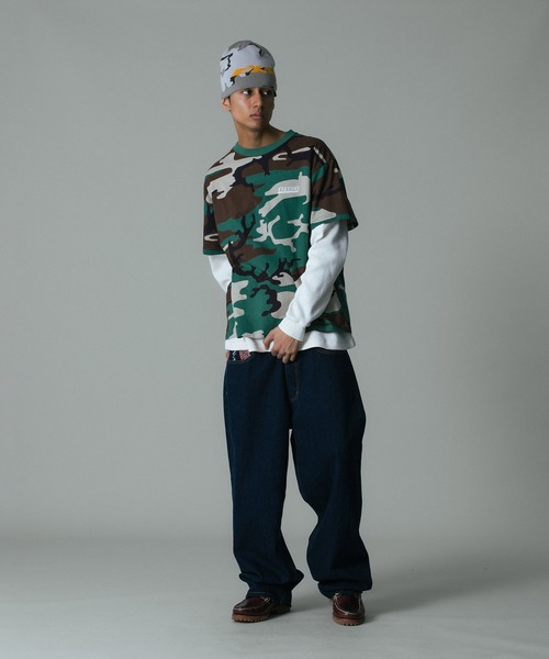 XLARGE(エクストララージ)の「EMBROIDERED DENIM PANTS(デニムパンツ・メンズ・インディゴブルー/ライトインディゴブルー/ブラック・32inch/30inch/34inch/36inch)」の14枚目の写真