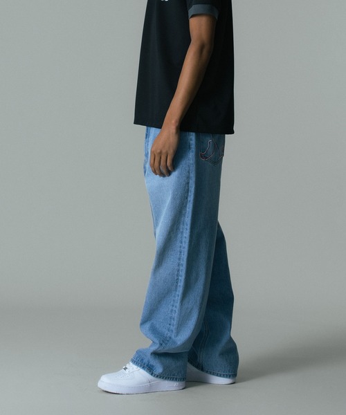XLARGE(エクストララージ)の「EMBROIDERED DENIM PANTS(デニムパンツ・メンズ・インディゴブルー/ライトインディゴブルー/ブラック・32inch/30inch/34inch/36inch)」の17枚目の写真