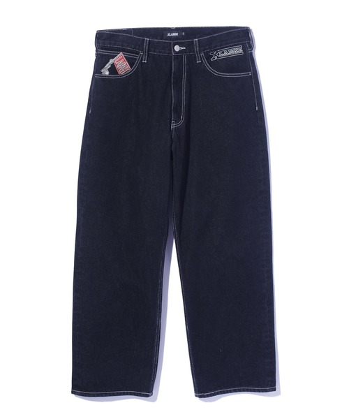 XLARGE(エクストララージ)の「EMBROIDERED DENIM PANTS(デニムパンツ・メンズ・インディゴブルー/ライトインディゴブルー/ブラック・32inch/30inch/34inch/36inch)」の21枚目の写真