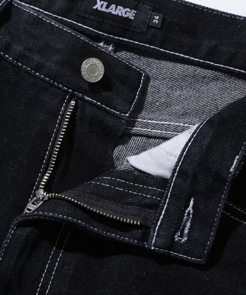 XLARGE(エクストララージ)の「EMBROIDERED DENIM PANTS(デニムパンツ・メンズ・インディゴブルー/ライトインディゴブルー/ブラック・32inch/30inch/34inch/36inch)」の8枚目の写真