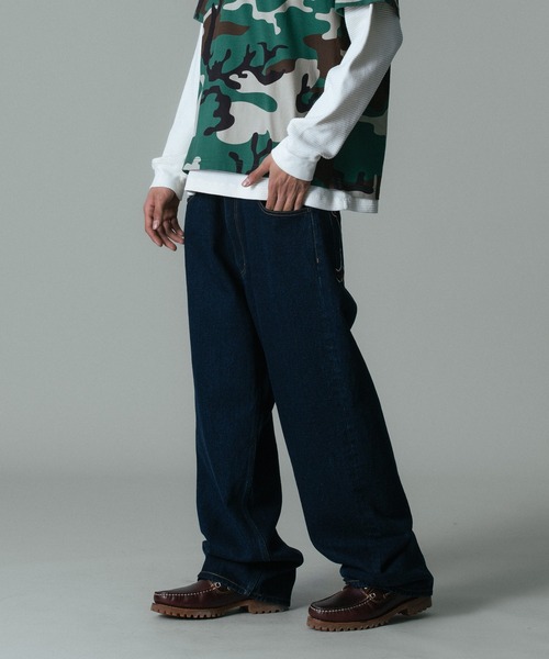 XLARGE(エクストララージ)の「EMBROIDERED DENIM PANTS(デニムパンツ・メンズ・インディゴブルー/ライトインディゴブルー/ブラック・32inch/30inch/34inch/36inch)」の13枚目の写真