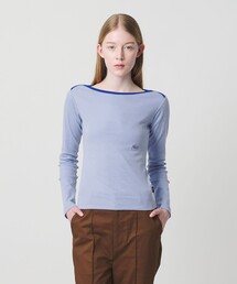 NICE WEATHER（ナイスウェザー）の「＜NICE WEATHER＞ロゴ フィット ロングスリーブ Tシャツ（Tシャツ/カットソー）」