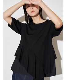 ELENDEEK | サイドフレアドッキングカットソー(Tシャツ/カットソー)