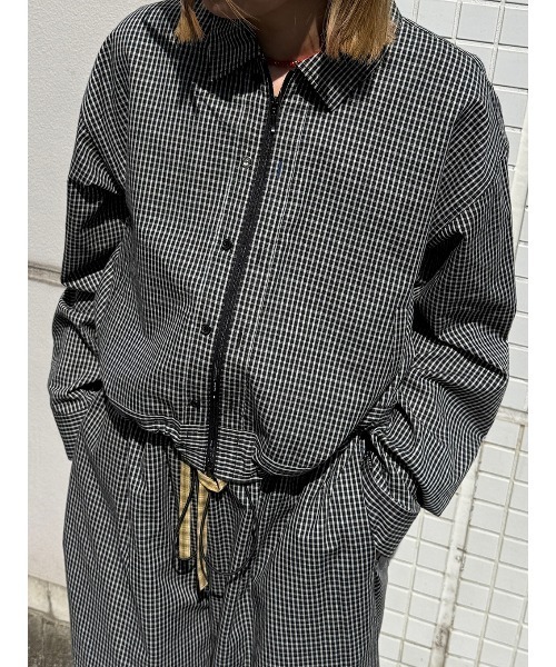 DADDY CHECK ZIP UP SHIRT（シャツ/ブラウス）｜ELCHELE（エルチェレ