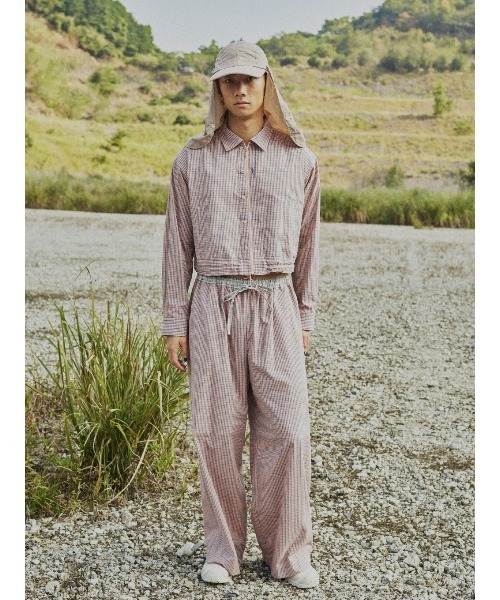 DADDY CHECK ZIP UP SHIRT（シャツ/ブラウス）｜ELCHELE（エルチェレ