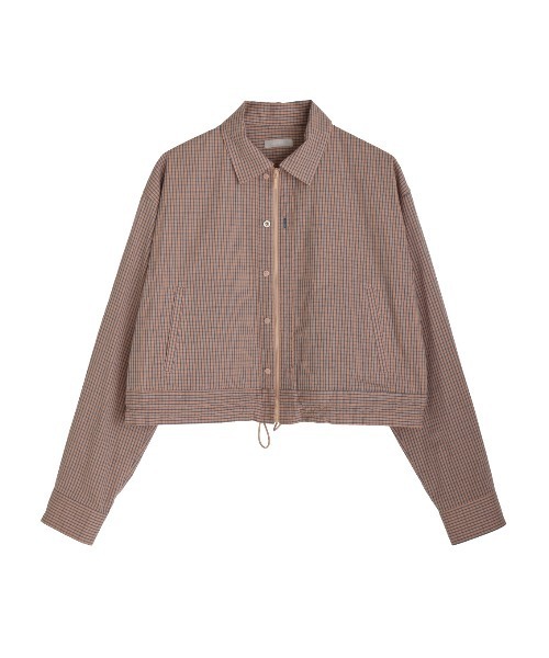 DADDY CHECK ZIP UP SHIRT（シャツ/ブラウス）｜ELCHELE（エルチェレ