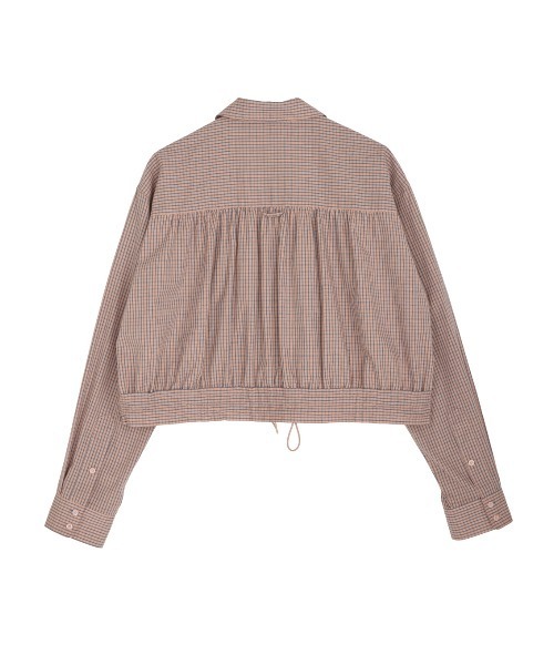 DADDY CHECK ZIP UP SHIRT（シャツ/ブラウス）｜ELCHELE（エルチェレ