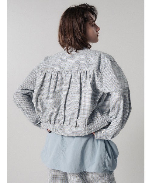 DADDY CHECK ZIP UP SHIRT エルチェレ DADDY CHECK ZIP UP SHIRT（シャツ/ブラウス）｜ELCHELE（エルチェレ