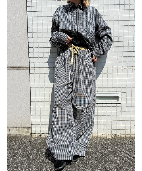 DADDY CHECK ZIP UP SHIRT（シャツ/ブラウス）｜ELCHELE（エルチェレ