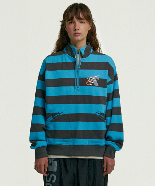 TEKET（テケット）の「Medicine Half Zip-Up Sweatshirt Blue（スウェット・レディース・その他・SMALL/MEDIUM/LARGE）」の2枚目の写真