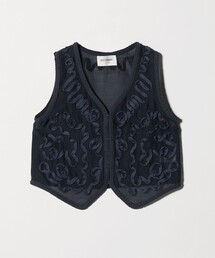 Marilyn Moon（マリリンムーン）の「＜Marilyn Moon＞コード エンブロイダリー ベスト（ベスト）」