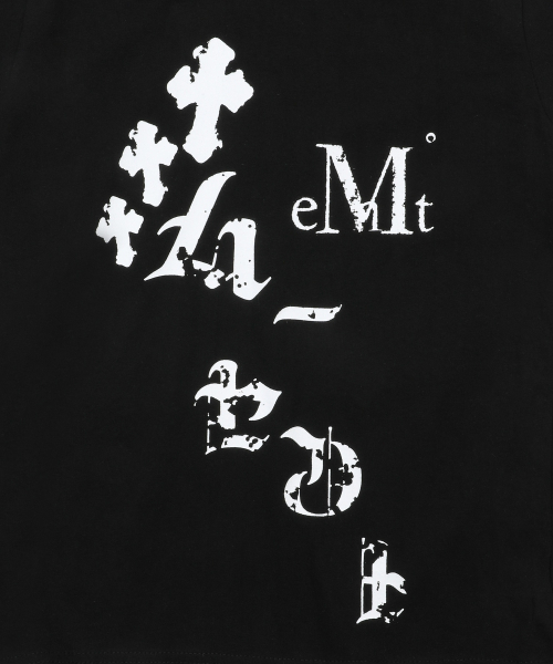 MUCENT(ムセント)の「ノジェ クロス クラック ロゴ 半袖Tシャツ(Tシャツ/カットソー・レディース・ブラック・FREE)」の4枚目の写真