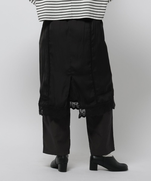 niko and...（ニコアンド）の「ランジェライクミディースカート（スカート・レディース・ブラック/ブルー/アイボリー・FREE）」の11枚目の写真