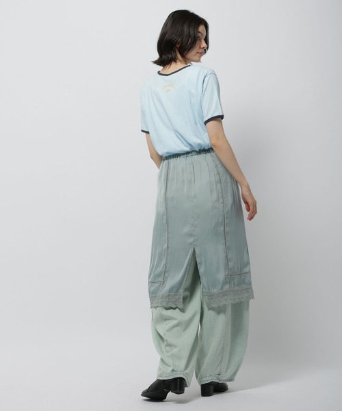 niko and...（ニコアンド）の「ランジェライクミディースカート（スカート・レディース・ブラック/ブルー/アイボリー・FREE）」の17枚目の写真