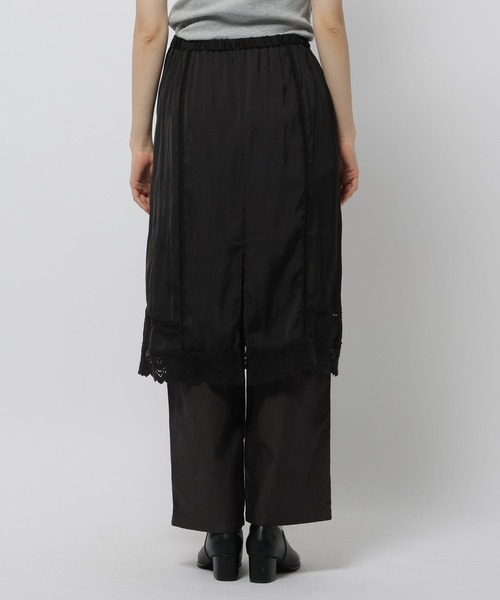 niko and...（ニコアンド）の「ランジェライクミディースカート（スカート・レディース・ブラック/ブルー/アイボリー・FREE）」の21枚目の写真