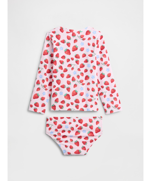 GAP（ギャップ）の「babyGap 2ピース ラッシュガード（水着・キッズ・ピンク・70cm/80ｃｍ/90cm/95cm/100cm/105cm/110cm）」の2枚目の写真