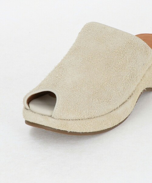 ODETTE E ODILE（オデットエオディール）の「ピープトゥウェッジ サンダル45（サンダル・レディース・ナチュラル/ブラック・35/37/36）」の12枚目の写真