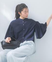 URBAN RESEARCH ROSSO WOMEN | 『一部WEB限定カラー』UVカットウォッシャブルリネン混ブラウス(シャツ/ブラウス)