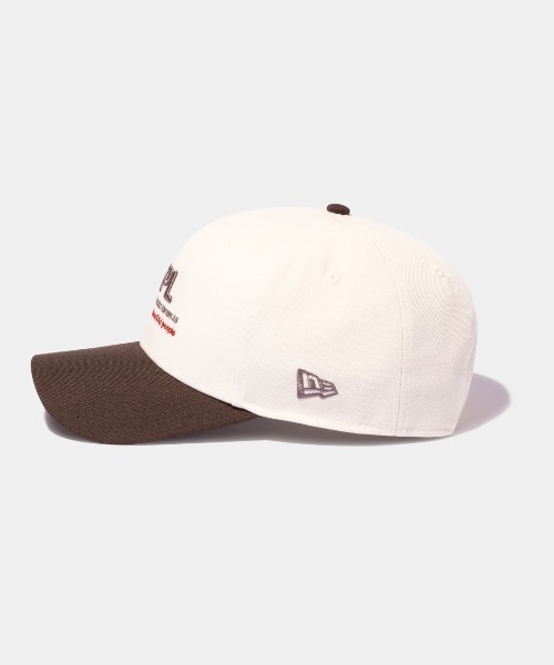 beautiful people（ビューティフルピープル）の「New Era（R） B.PPL embroidery cap（キャップ・レディース・ネイビー/アイボリー・M）」の4枚目の写真