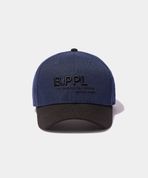 beautiful people（ビューティフルピープル）の「New Era（R） B.PPL embroidery cap（キャップ・レディース・ネイビー/アイボリー・M）」の6枚目の写真