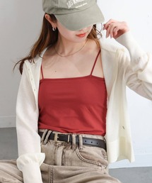 【接触冷感】【UVカット】【抗菌防臭】バンブー天竺ベアキャミ
