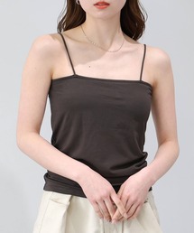 【接触冷感】【UVカット】【抗菌防臭】バンブー天竺ベアキャミ